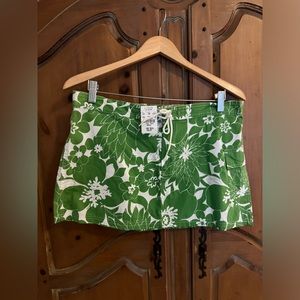 NWT JCrew Factory Green Miniskirt/Cover-up (8)